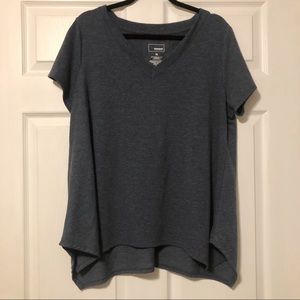 Sonoma Flare Fit Short Sleeve Top Gray XL